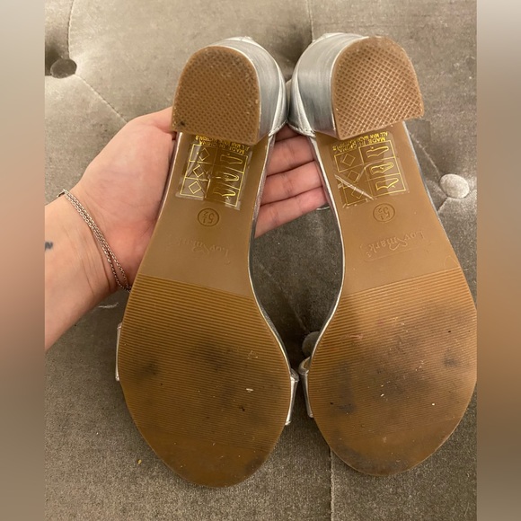 Lov Mark Silver Chunky Heel - Picture 3 of 3